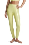 Commando Control Top Faux Patent Leather Leggings In Limeade