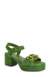 Green Suede Gold