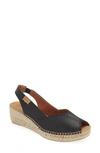 Toni Pons Bernia Espadrille Wedge In Negre/black