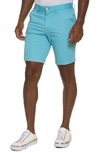 Robert Graham Lonestar Stretch Cotton Shorts In Sky Blue