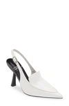 Jeffrey Campbell Acclaimed Pointed Toe Pump In White Box