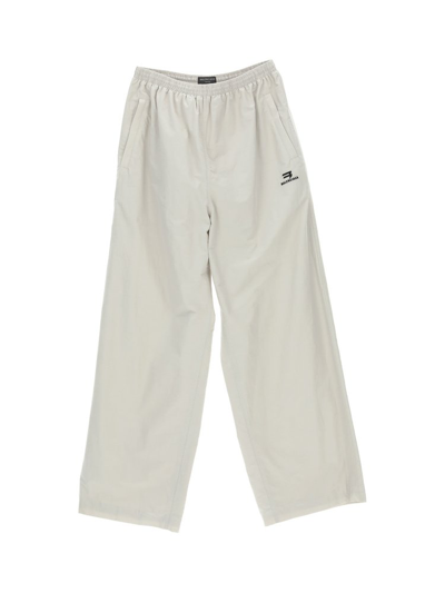 Balenciaga 3b Icon Track Pants In White