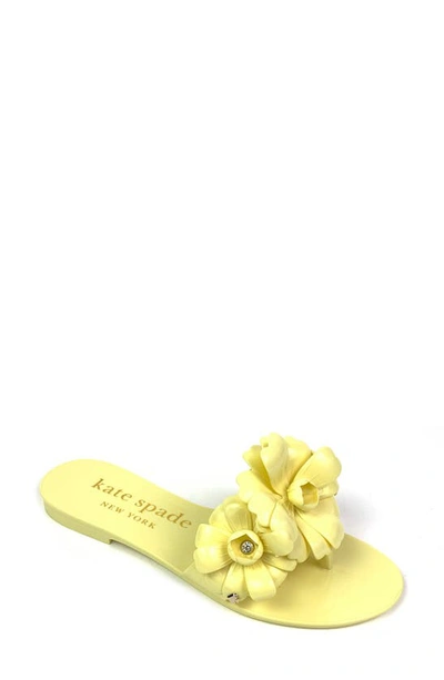 Kate Spade Jaylee Rubber Flower Sandals In Suns Out
