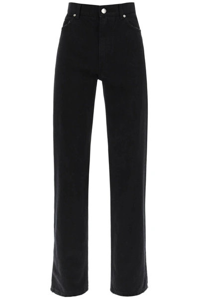 Dolce & Gabbana Mid-rise Wide-leg Jeans In Black