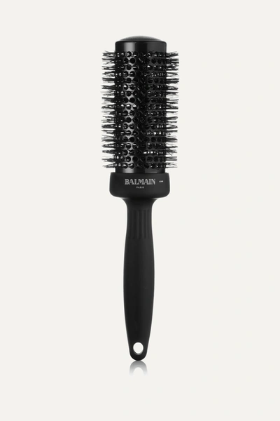 Balmain Paris Hair Couture Round Ceramic Brush 43mm In Black
