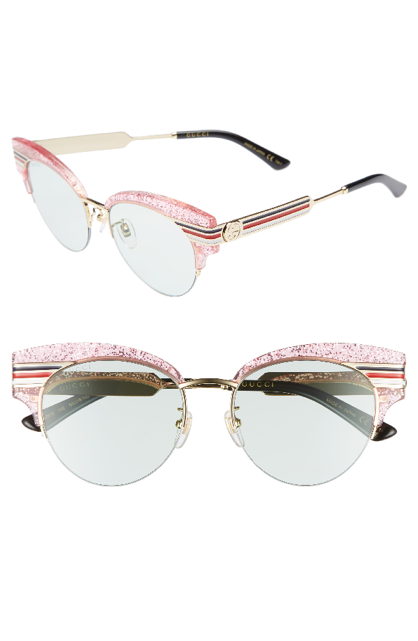 gucci 53mm cat eye sunglasses