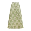 La Doublej A-long Skirt In Green