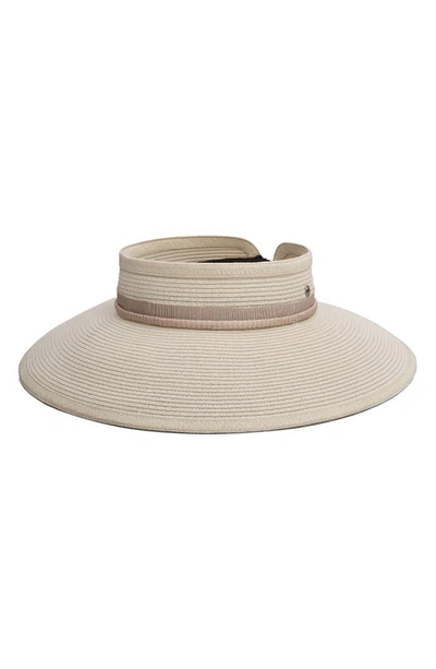 Rag & Bone Women's Somer Raffia Visor In Ivory