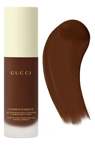 Gucci 24 Hour Full Coverage Luminous Matte Finish Foundation 520c 1 oz / 30 ml