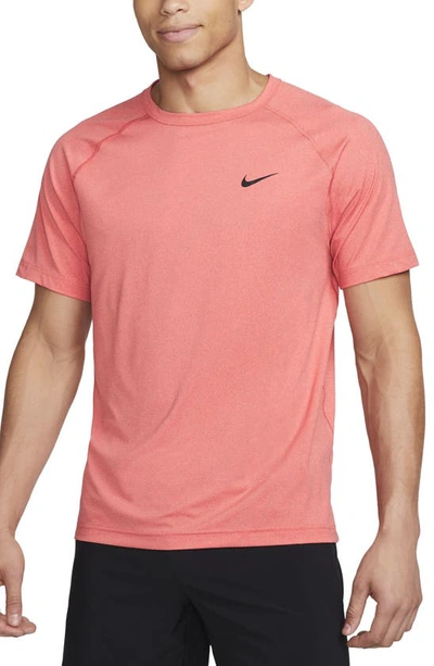 Nike Men's Ready Dri-fit Short-sleeve Fitness Top In Red