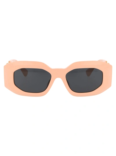 Versace Sunglasses In Dark / Grey / Ink / Pink