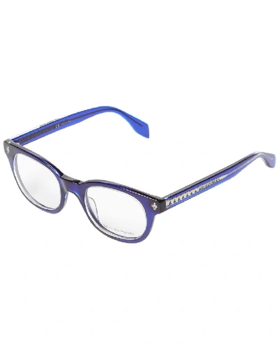 Alexander Mcqueen Wayfarer Acetate Optical Frame In Nocolor