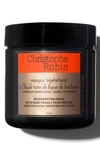 Christophe Robin Regenerating Mask With Rare Prickly Pear Seed Oil, 2.5 oz In Black/ Orange