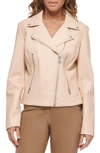 Levi's Faux Leather Moto Jacket In Frappe