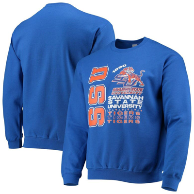 Tones Of Melanin Royal Savannah State Tigers Pullover Sweatshirt