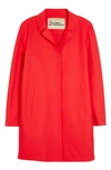Herno First Act Stretch Jersey Coat In 6030 / Red