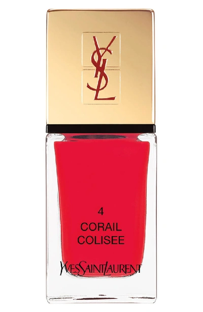 Saint Laurent La Laque Couture Nail Lacquer - 4 Coral Colisee