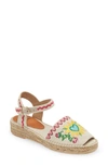 Toni Pons Love Embroidered Espadrille Sandal In Bonita