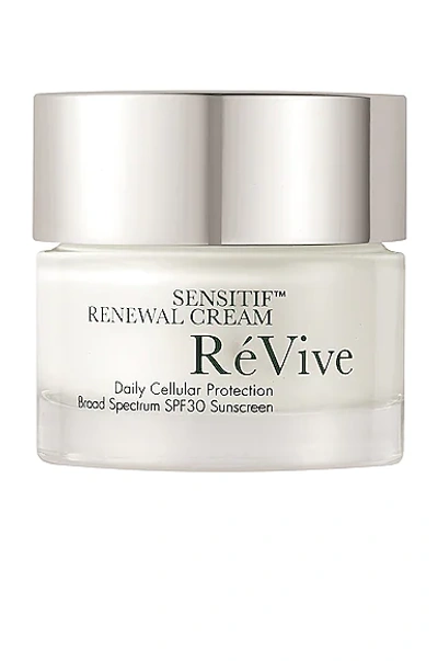 Revive Sensitif Renewal Cream Daily Cellular Protection Broad Spectrum Spf 30 Sunscreen In N,a