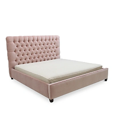 Bloomingdale's Artisan Collection Spencer Tufted Upholstery Queen Bed In Vance Stone
