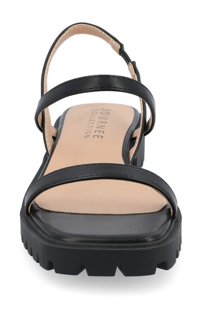 Journee Collection Nylah Sandal In Black