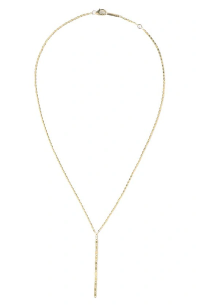 Lana 14k Gold Petite Malibu Lariat Necklace In Yg