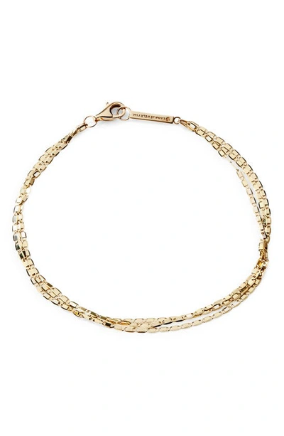 Lana 14k Malibu 3-strand Bracelet In Yellow