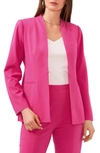 1.state Three-pocket Stretch Crepe Blazer In Cabaret Red