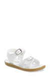 Footmates Kids' Eco-ariel Waterproof Sandal In White Micro