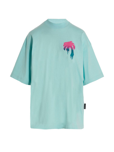 Palm Angels I Love Pa Tee In Blue