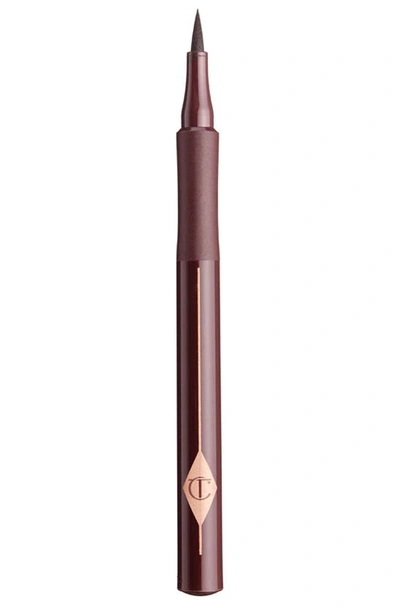 Charlotte Tilbury The Feline Flick Quick Fine Line Eyeliner Pen In Black