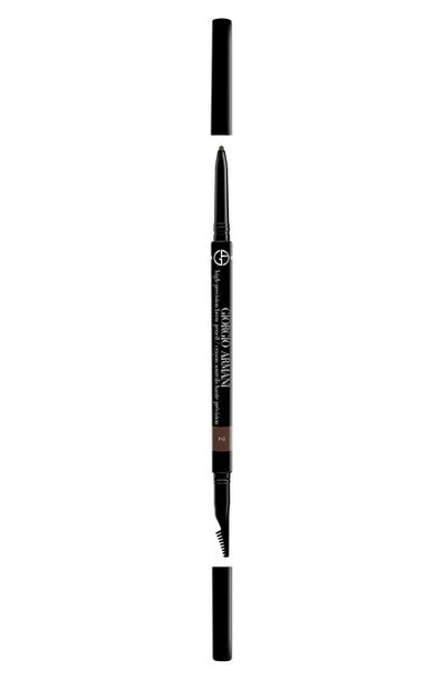Giorgio Armani High-precision Brow Pencil - 2 In 2 Copal