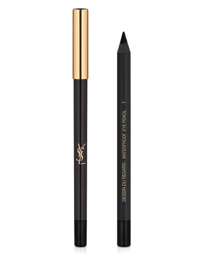 Saint Laurent Dessin Du Regard Waterproof Eyeliner Pencil In 02 Brun Danger