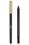 Saint Laurent Dessin Du Regard Waterpoof Eye Pencil, Burgundy In 06 Burgundy