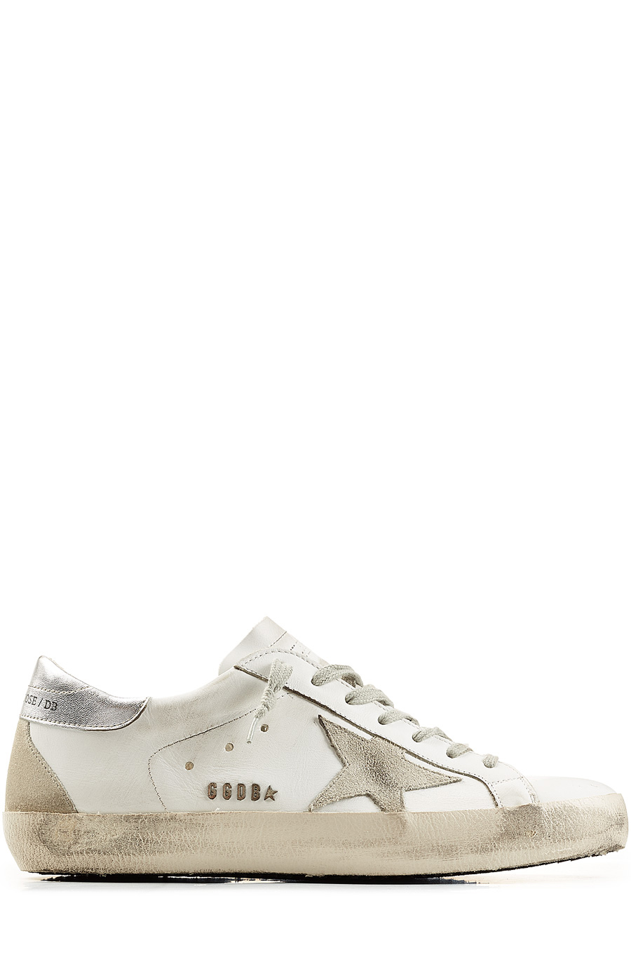 Golden Goose Super Star Leather Sneakers | ModeSens