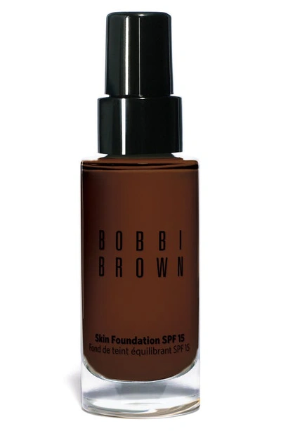 Bobbi Brown Skin Foundation Broad Spectrum Spf 15 In Espresso 10 (rich Brown With Yellow And Red Undertones)