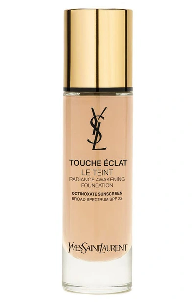 Saint Laurent Touche Eclat Le Teint Radiance Awakening Foundation Spf 22, 1 Oz. In Bd25 Warm Beige