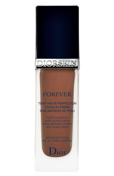 Dior Skin Forever Perfect Foundation Broad Spectrum Spf 35 080 Ebony 1 oz/ 30 ml