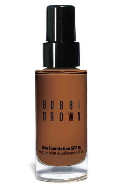Bobbi Brown Skin Foundation Broad Spectrum Spf 15 In Golden Almond 6.75 (dark Brown With Golden Undertones)
