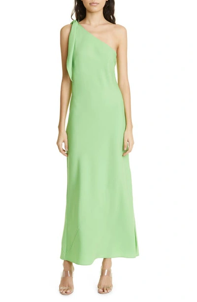 Cult Gaia Kamila One Shoulder Dress In Fern