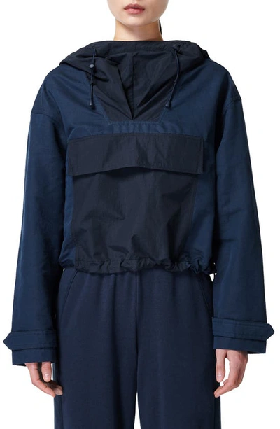 Sweaty Betty Nomad Hooded Pullover In Navy Blue