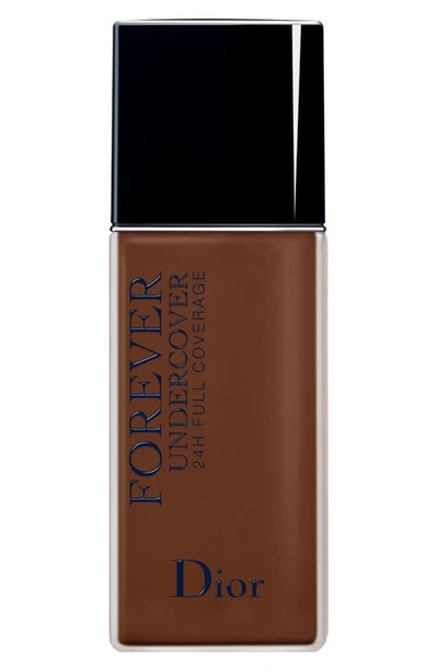 Dior Skin Forever Undercover 24-hour Full Coverage Liquid Foundation In 080 Ebony - Very Deep: Neutral Undertone