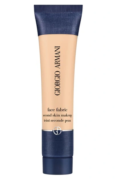 Giorgio Armani Face Fabric Foundation Second Skin Makeup In 0-fair With Cool Undertone