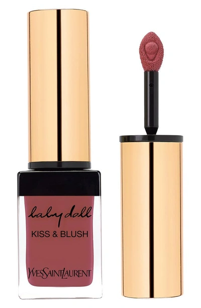 Saint Laurent Baby Doll Kiss & Blush Lips & Cheeks 10 Nude Insolent 0.33 oz/ 10 ml
