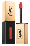 Saint Laurent Vernis A Levres Glossy Stain Lip Color In 48 Orange Graffiti