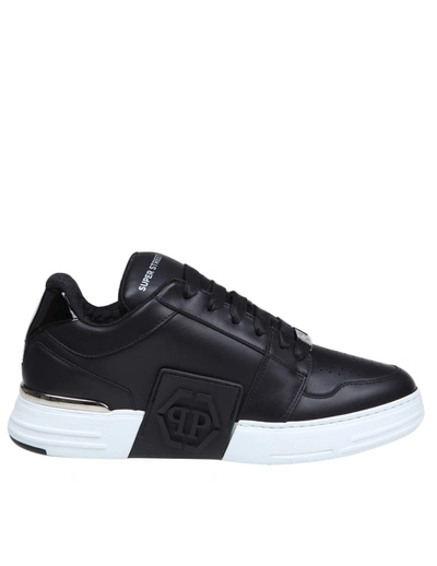 Philipp Plein Trainers  Phantom In Leather In Black