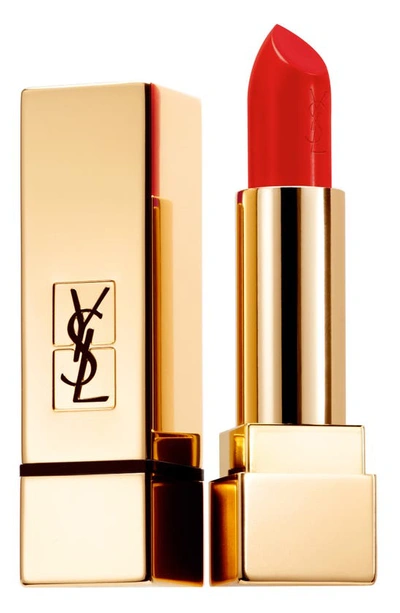 Saint Laurent Rouge Pur Couture Satin Lipstick In 73 Rhythm Red