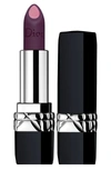 Dior Double Rouge Matte Metal Colour & Couture Contour Lipstick In 992 Poison Purple