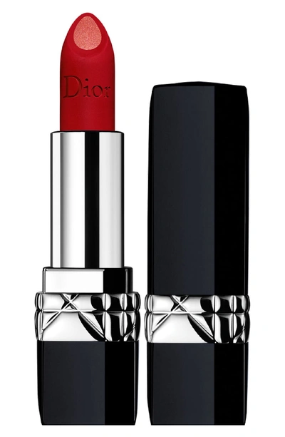 Dior Double Rouge Matte Metal Colour & Couture Contour Lipstick - 999 Matte Metal