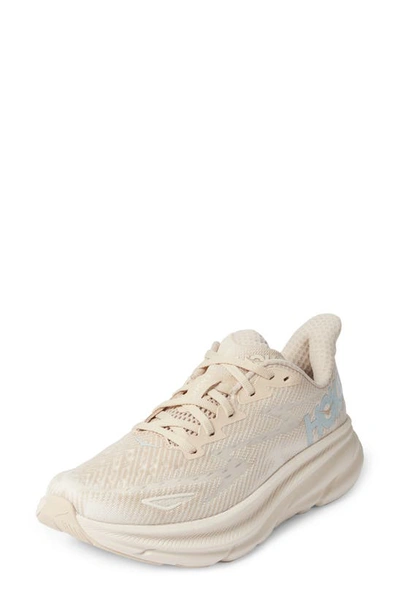 Hoka Clifton Running Shoe In Shifting Sand/eggnog